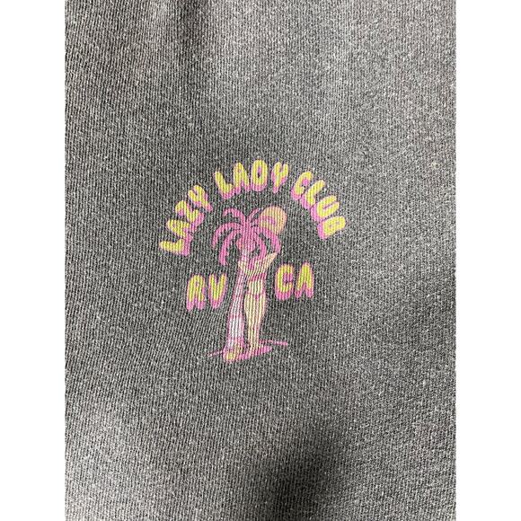 RVCA Lazy Lady Club Crop Tee Women’s Small Washed Black - Picture 5 of 7